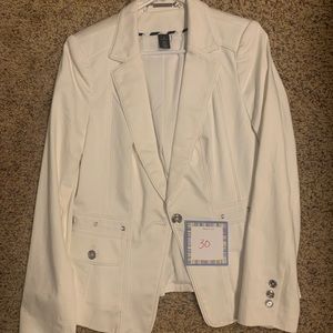 White WHBM jacket